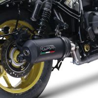Exhaust compatible with Honda Rebel 1100 2021-2024, Ghisa , Slip-on exhaust including removable db killer and link pipe, EPA-compliant 