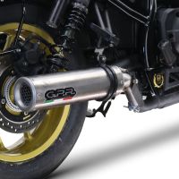 Exhaust compatible with Honda Rebel 1100 2021-2024, M3 Inox , Slip-on exhaust including removable db killer and link pipe, EPA-compliant 