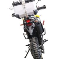 Top case GPR TECH compatible with  Voge 300Rally 2022/2024 e5 GPR TECH Top case in aluminum, silver color with specific plate included Capacity 26 LT.