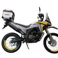 Top case GPR TECH compatible with  Voge 300Rally 2022/2024 e5 GPR TECH Top case in aluminum, silver color with specific plate included Capacity 35 LT.