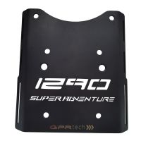 GPR TECH compatible with  Ktm Lc 8 1290 Super Adventure R/S 2021/2024 e5 GPR TECH SPECIFIC TITANIUM PLATE TOP CASE-ALPITECH 35/55 LT compatible with original luggage rack,titanium made with 4 anchor points