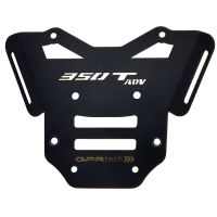 GPR TECH compatible with  Zontes 350 T1 ADV 2022/2024 e5 GPR TECH Specific fitting plate Top Case ALPITECH 35 LT compatible with original luggage rack,stainless steel made with 4 anchor points