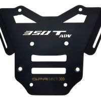 GPR TECH compatible with  Zontes 350 T1 ADV 2022/2024 e5 GPR TECH Specific fitting plate Top Case ALPITECH 35 LT compatible with original luggage rack,stainless steel made with 4 anchor points