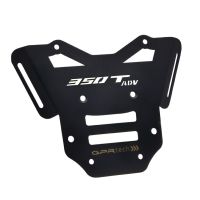 GPR TECH compatible with  Zontes 350 T2 ADV 2022/2024 e5 GPR TECH Specific fitting plate Top Case ALPITECH 35 LT compatible with original luggage rack,stainless steel made with 4 anchor points