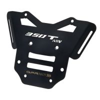 GPR TECH compatible with  Zontes 350 T2 ADV 2022/2024 e5 GPR TECH Specific fitting plate Top Case ALPITECH 35 LT compatible with original luggage rack,stainless steel made with 4 anchor points