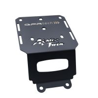 Top case GPR TECH compatible with  Honda Crf 1000 L Africa Twin Adventure Sport 2018/2020 e4 GPR TECH Top case in aluminum, silver color with specific plate included Capacity 45 LT.