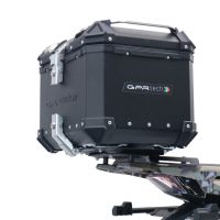 Top case GPR TECH compatible with  Zontes 350 T1 ADV 2022/2024 e5 GPR TECH Top case in aluminum, black color with specific plate included Capacity 55 LT.