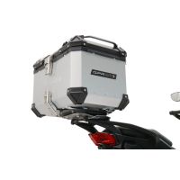 GPR TECH compatible with  Ducati Multistrada V4 - S 2021/2024 GPR TECH Top case in aluminum, silver color with specific plate included Capacity 35 LT.