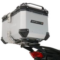 GPR TECH compatible with  Ducati Multistrada V4 / V4S / V4S Sport 1100 2021/2024 GPR TECH Top case in aluminum, silver color with specific plate included Capacity 35 LT.