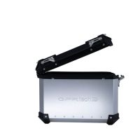 GPR TECH compatible with  Ktm SMT 890 2023/2024 e5 GPR TECH Pair of side cases aluminum made, silver color with specific pannier holder Capacity 38 LT. + 38 LT.