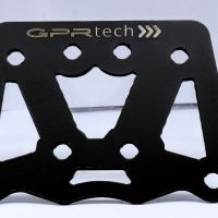 GPR TECH compatible with  Voge 300Rally 2022/2024 e5 GPR TECH Specific fitting plate Top Case ALPITECH 35 / 45 LT compatible with original luggage rack,stainless steel made with 4 anchor points