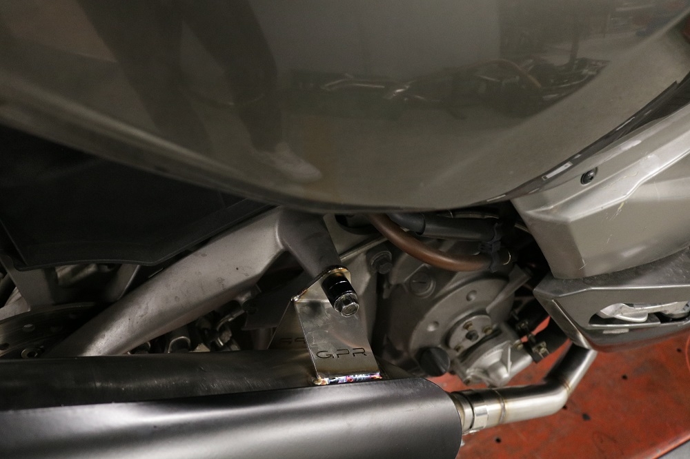 Exhaust compatible with Quadro 350 S 2012-2016, Power Bomb, Silencer exhaust including removable db killer, not EPA-compliant 