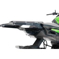 GPR TECH compatible with  Kawasaki Versys 650 2021/2022 e5 GPR TECH SPECIFIC PLATE IN TITANIUM TOP CASE-ALPITECH 35/55 LT compatible with original luggage rack,titanium made with 4 anchor points