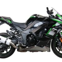 Exhaust compatible with Kawasaki Ninja 1000 Sx 2021-2024, Albus Evo4, Slip-on exhaust including removable db killer and link pipe, EPA-compliant 
