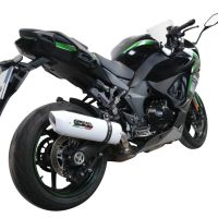 Exhaust compatible with Kawasaki Ninja 1000 Sx 2021-2024, Albus Evo4, Slip-on exhaust including removable db killer and link pipe, EPA-compliant 