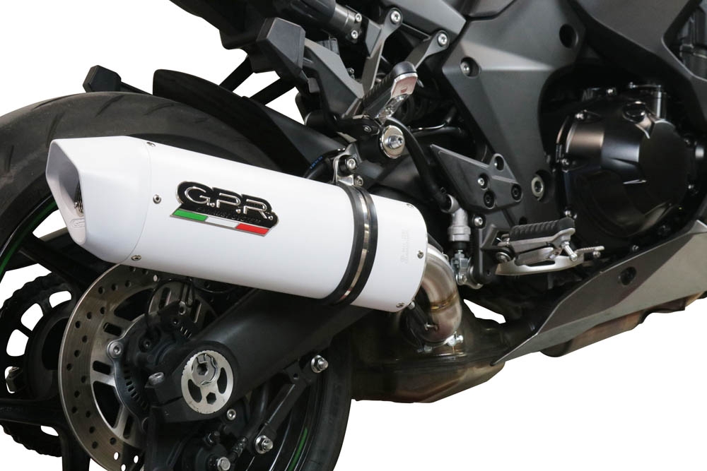 Exhaust compatible with Kawasaki Ninja 1000 Sx 2021-2024, Albus Evo4, Slip-on exhaust including removable db killer and link pipe, EPA-compliant 