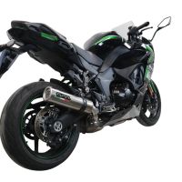 Exhaust compatible with Kawasaki Ninja 1000 Sx 2021-2024, M3 Inox , Slip-on exhaust including removable db killer and link pipe, EPA-compliant 