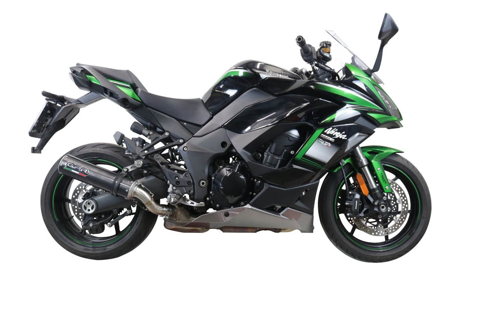 Exhaust compatible with Kawasaki Ninja 1000 Sx 2021-2024, M3 Poppy , Slip-on exhaust including link pipe 