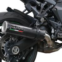 Exhaust compatible with Kawasaki Ninja 1000 Sx 2021-2024, M3 Poppy , Slip-on exhaust including link pipe 