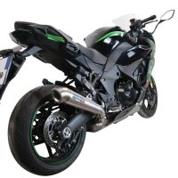 Exhaust compatible with Kawasaki Ninja 1000 Sx 2020-2020, Powercone Evo, Slip-on exhaust including removable db killer and link pipe, EPA-compliant 