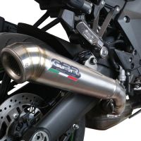 Exhaust compatible with Kawasaki Ninja 1000 Sx 2020-2020, Powercone Evo, Slip-on exhaust including removable db killer and link pipe, EPA-compliant 