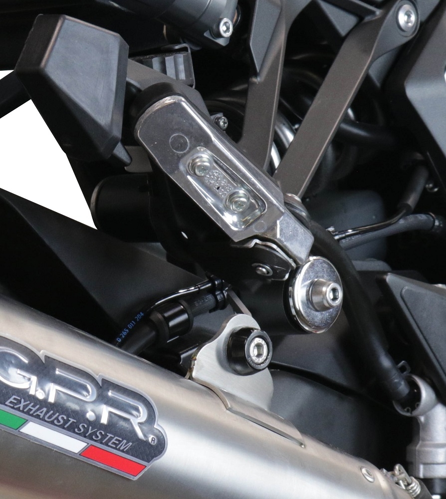 Exhaust compatible with Kawasaki Ninja 1000 Sx 2020-2020, Powercone Evo, Slip-on exhaust including removable db killer and link pipe, EPA-compliant 