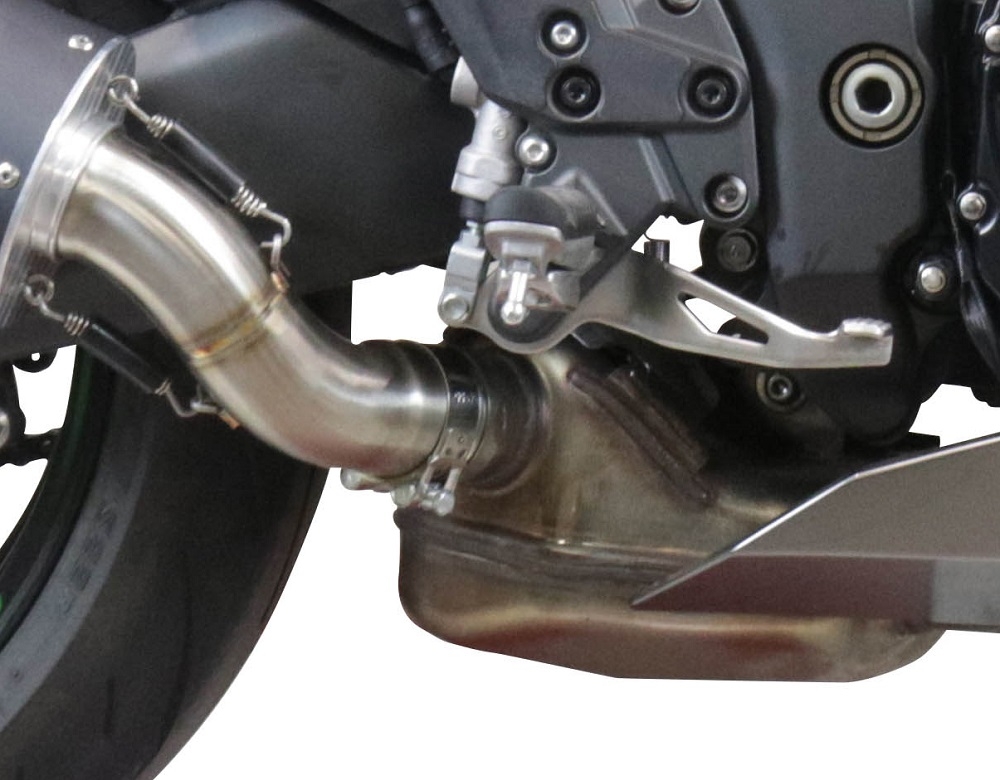 Exhaust compatible with Kawasaki Ninja 1000 Sx 2021-2024, Albus Evo4, Slip-on exhaust including removable db killer and link pipe, EPA-compliant 