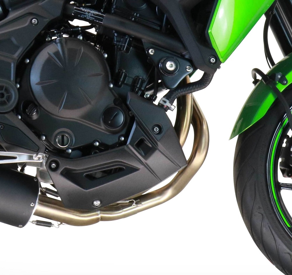 Exhaust compatible with Kawasaki Versys 650 2015-2016, M3 Inox , Full system exhaust, including removable db killer 