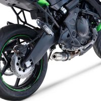 GPR exhaust compatible with Kawasaki Versys 650 2017-2020, Deeptone Inox, Racing full system exhaust, including removable db killer 