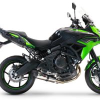 GPR exhaust compatible with  Kawasaki Versys 650 2015-2016, New Grand Prix Evo Titanium, Full system exhaust, including removable db killer  
