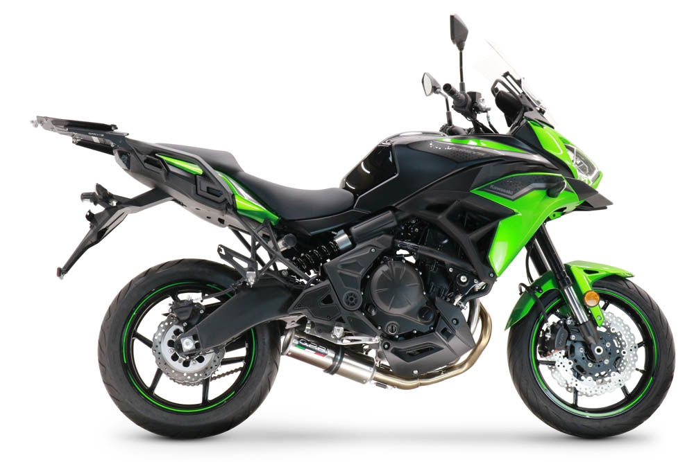 Exhaust compatible with Kawasaki Versys 650 2015-2016, M3 Inox , Full system exhaust, including removable db killer 