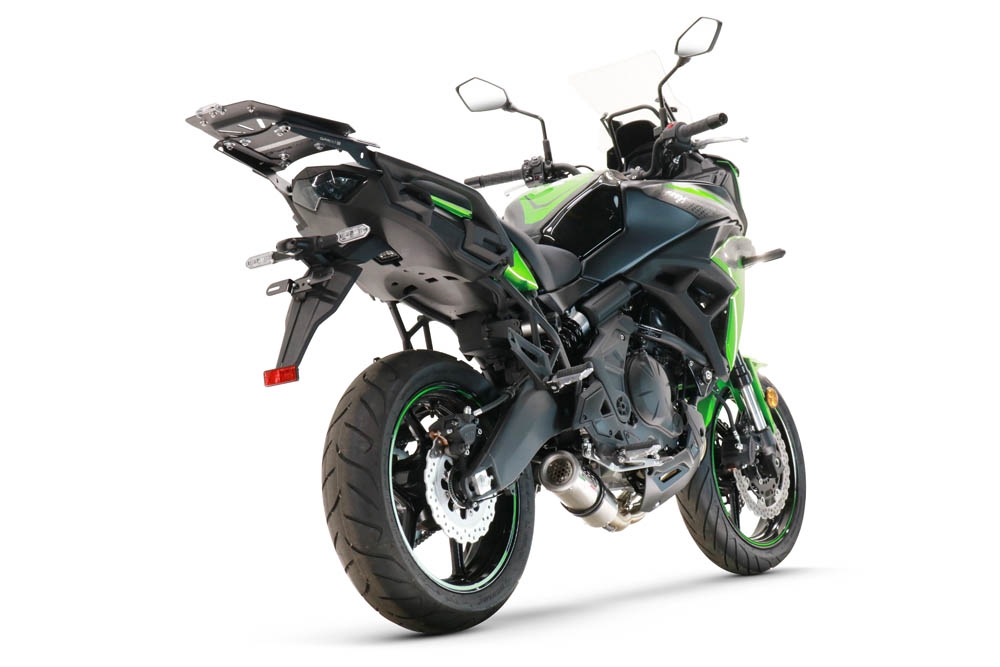 Exhaust compatible with Kawasaki Versys 650 2015-2016, M3 Inox , Full system exhaust, including removable db killer 