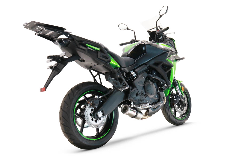 Exhaust compatible with Kawasaki Versys 650 2015-2016, M3 Inox , Full system exhaust, including removable db killer 