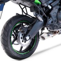 GPR exhaust compatible with Kawasaki Versys 650 2021-2022, Powercone Evo, Racing full system exhaust, including removable db killer 