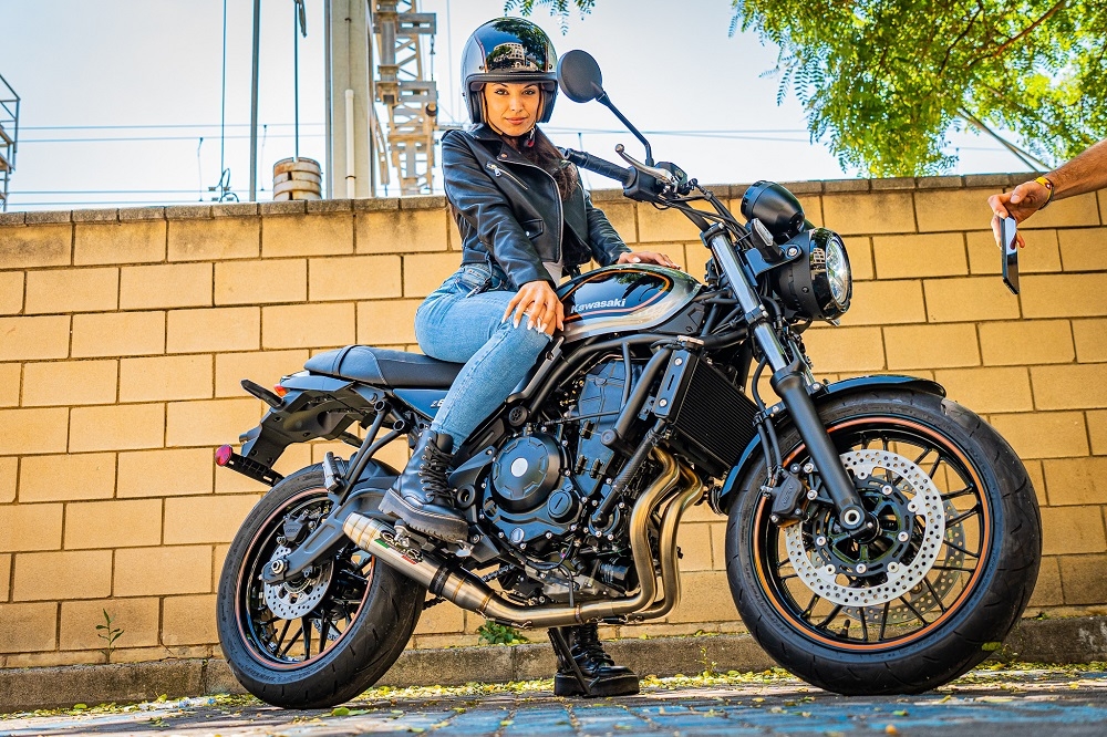 Exhaust compatible with Kawasaki Z650RS 2021-2023, Deeptone Inox, Full system exhaust 