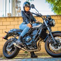 Exhaust compatible with Kawasaki Z650RS 2021-2023, Deeptone Inox, Full system exhaust 