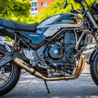 Exhaust compatible with Kawasaki Z650RS 2021-2023, Deeptone Inox, Full system exhaust 