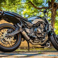 Exhaust compatible with Kawasaki Z650RS 2021-2023, Deeptone Inox, Full system exhaust 