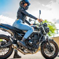 Exhaust compatible with Kawasaki Z650RS 2021-2023, Powercone Evo, Full system exhaust, including removable db killer 