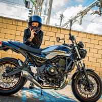 Exhaust compatible with Kawasaki Z650RS 2021-2023, Powercone Evo, Full system exhaust, including removable db killer 