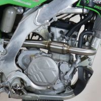 Exhaust compatible with Kawasaki KX250X 2021-2022, Pentacross FULL Titanium, Slip-on exhaust, including link pipe and removable db killer spark/arrestor 