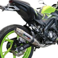 Exhaust compatible with Keeway Rkf 125 2021-2023, Deeptone Inox, Full system exhaust, including removable db killer 