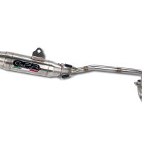 Exhaust compatible with Kawasaki KLX110 -110 L 2003-2025, Deeptone Inox, Full system exhaust, including removable db killer/spark arrestor 