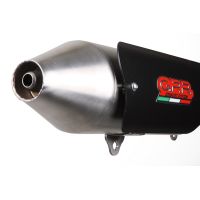 GPR exhaust compatible with Quadro 350 S 2012-2016, Power Bomb, Homologated legal silencer exhaust including removable db killer  