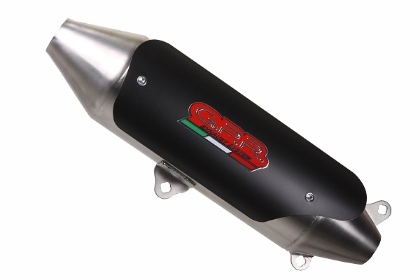Exhaust compatible with Quadro 350 S 2012-2016, Power Bomb, Silencer exhaust including removable db killer, not EPA-compliant 