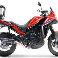 GPR TECH compatible with  Moto Morini X-CAPE 650 2021/2024 e5 GPR TECH Top case in aluminum, silver color with specific plate included Capacity 45 LT.