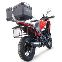 GPR TECH compatible with  Moto Morini X-CAPE 650 2021/2024 e5 GPR TECH Top case in aluminum, black color with specific plate included Capacity 45 LT.