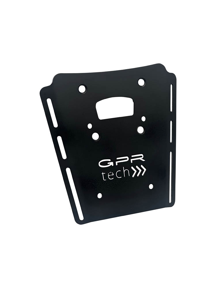 GPR TECH compatible with  Moto Morini X-CAPE 650 2021/2024 e5 GPR TECH Top case in aluminum, silver color with specific plate included Capacity 45 LT.