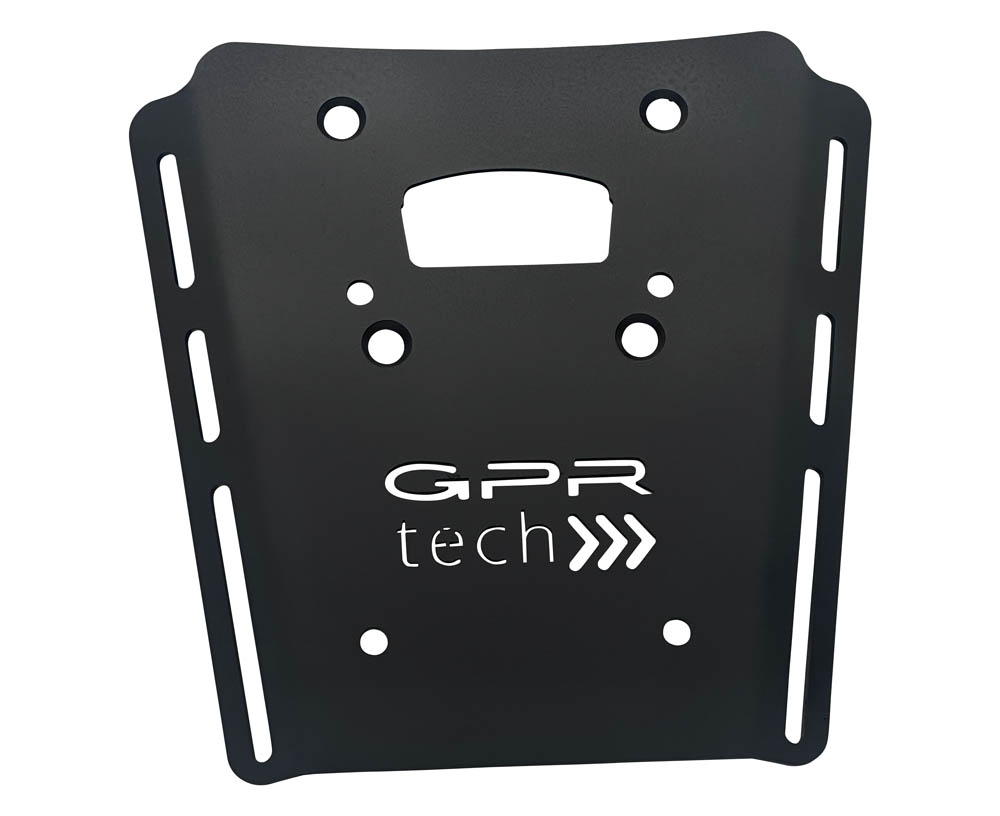 GPR TECH compatible with  Moto Morini X-CAPE 650 2021/2024 e5 GPR TECH Top case in aluminum, silver color with specific plate included Capacity 45 LT.
