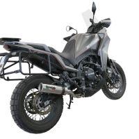 Exhaust compatible with Moto Morini X-CAPE 650 2021-2024, M3 Inox , Mid-Full system exhaust including removable db killer 